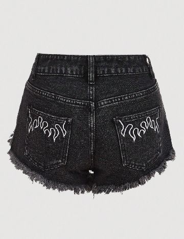 Pantaloni scurti SHEIN, negru