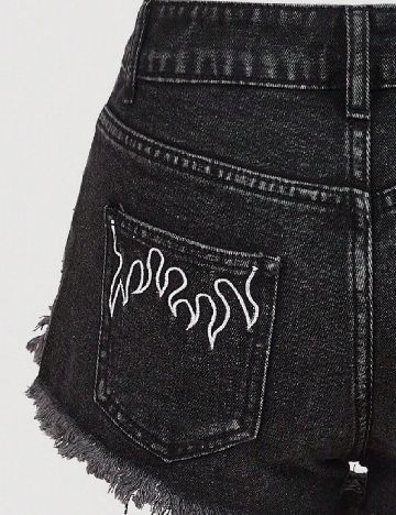 Pantaloni scurti SHEIN, negru