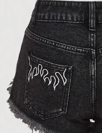 Pantaloni scurti SHEIN, negru