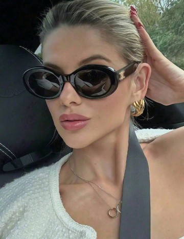 Ochelari de soare SHEIN, negru