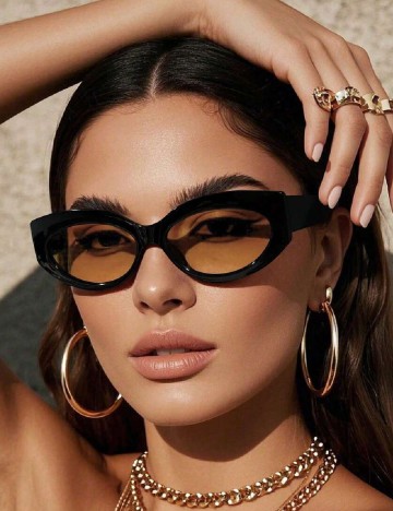 Ochelari de soare SHEIN, negru