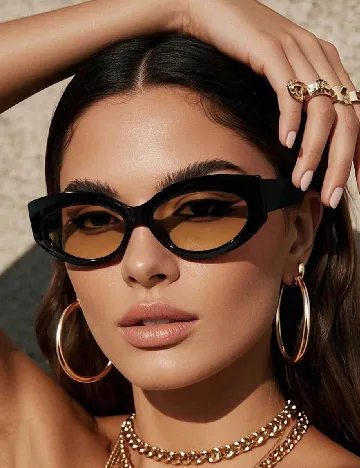 Ochelari de soare SHEIN, negru