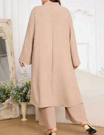 Compleu SHEIN CURVE, maro deschis