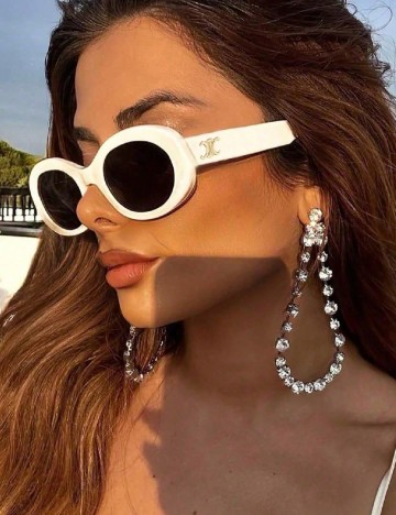 Ochelari de soare SHEIN, alb