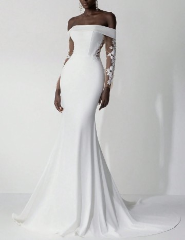 Rochie lunga SHEIN, alb