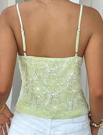 Top SHEIN, verde
