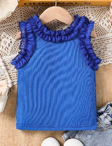 Top Shein Kids, albastru
