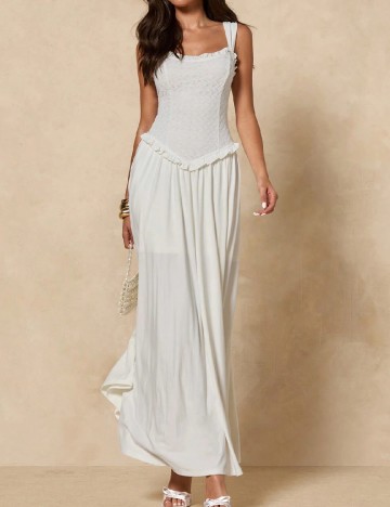 Rochie lunga SHEIN, alb