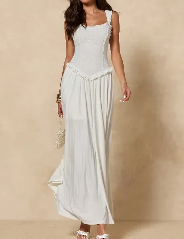 Rochie lunga SHEIN, alb