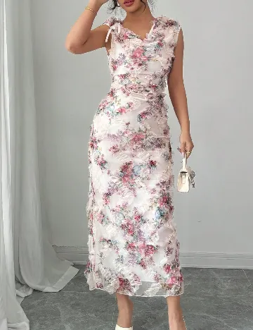 Rochie lunga SHEIN, floral print