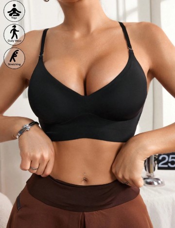 Bustiera SHEIN, negru