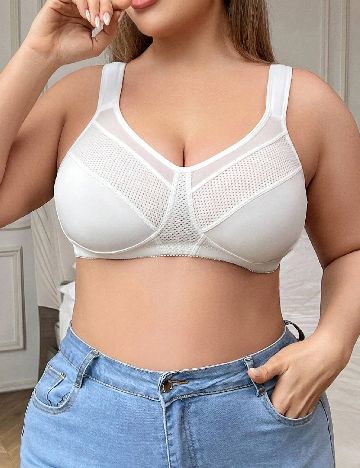 Sutien SHEIN CURVE, alb