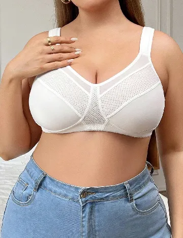 Sutien SHEIN CURVE, alb