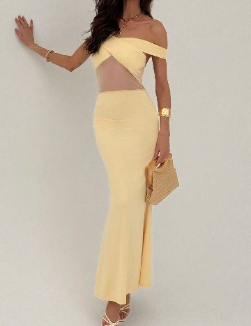 Rochie lunga SHEIN, galben