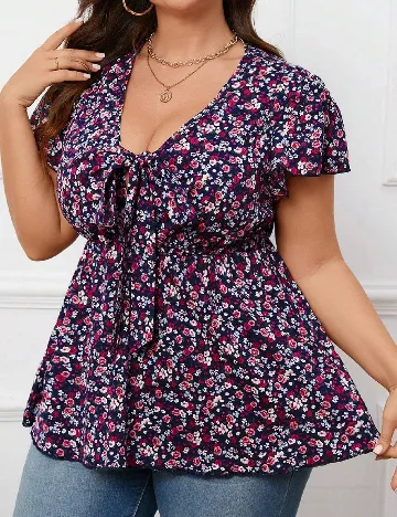 Bluza SHEIN CURVE, floral