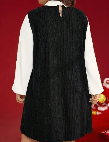 Rochie scurta Emery Rose Curve, negru