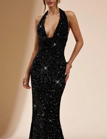 Rochie lunga SHEIN, negru