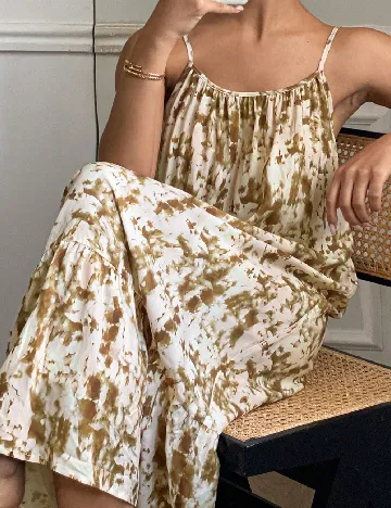 Rochie lunga Dazy, crem