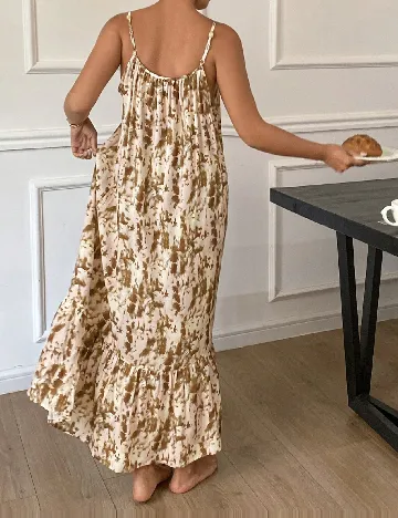 Rochie lunga Dazy, crem