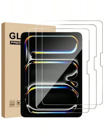 Set folii de sticla iPad A16 (11 inchi) 3 bucati SHEIN, transparent
