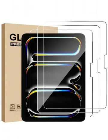 Set folii de sticla iPad A16 (11 inchi) 3 bucati SHEIN, transparent
