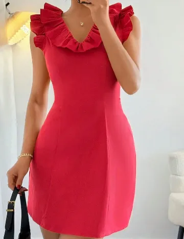 Rochie scurta SHEIN, rosu