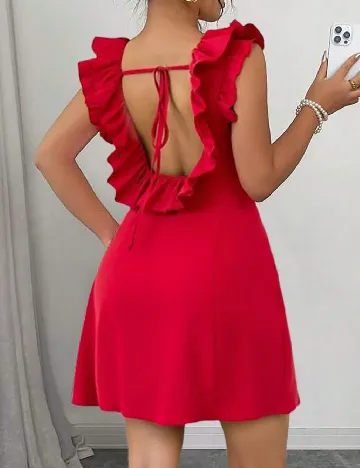 Rochie scurta SHEIN, rosu