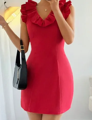 Rochie scurta SHEIN, rosu