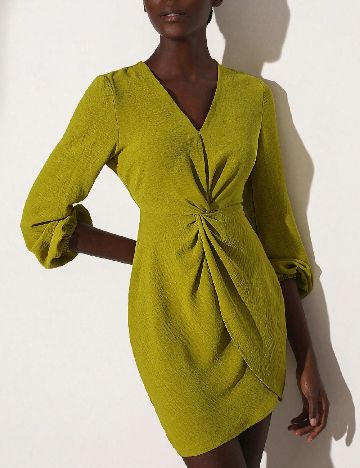 Rochie scurta SHEIN, verde
