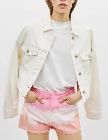 Tricou Bershka, alb
