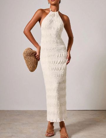 Rochie lunga SHEIN, ecru