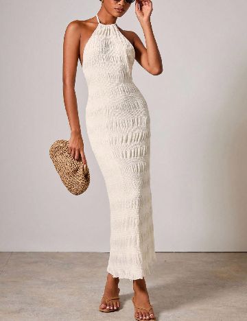 Rochie lunga SHEIN, ecru