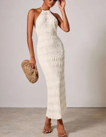 Rochie lunga SHEIN, ecru