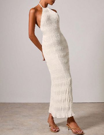 Rochie lunga SHEIN, ecru
