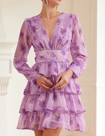 Rochie scurta Aveloria, mov
