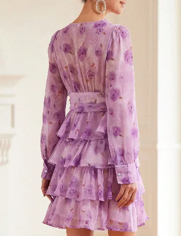 Rochie scurta Aveloria, mov