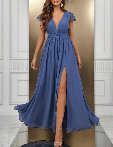 Rochie lunga SHEIN, albastru