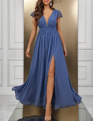 Rochie lunga SHEIN, albastru