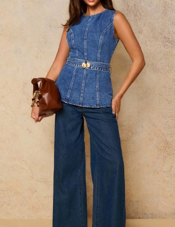 Bluza SHEIN, albastru