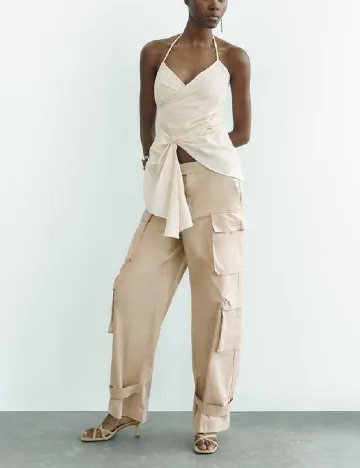 Top Zara, crem