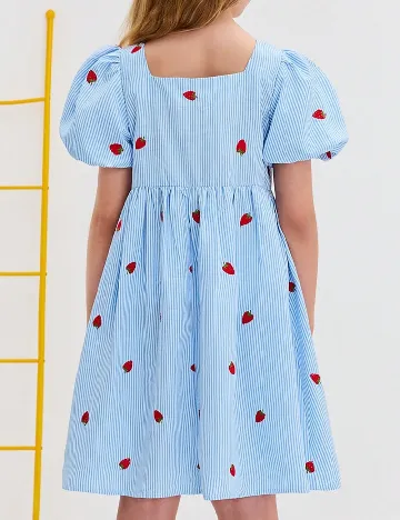 Rochie Shein Kids, albastru/alb
