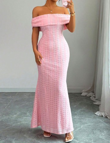 Rochie lunga SHEIN, roz