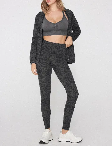 Colanti Tezenis, negru/gri