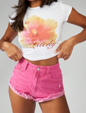 Pantaloni scurti Missguided, roz