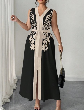Rochie lunga SHEIN CURVE, negru