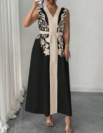 Rochie lunga SHEIN CURVE, negru