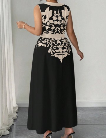Rochie lunga SHEIN CURVE, negru
