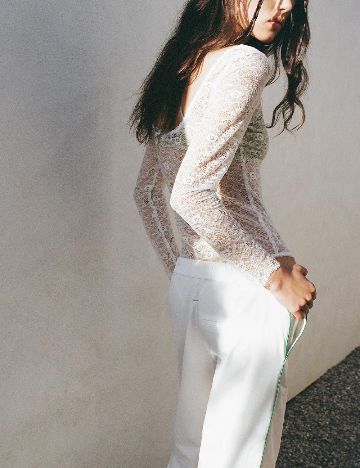 Body Zara, alb