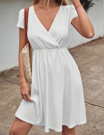 Rochie scurta SHEIN, alb
