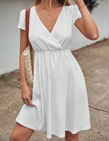 Rochie scurta SHEIN, alb
